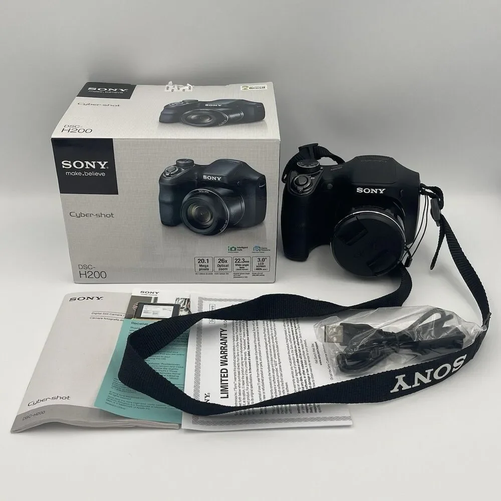 Sony Cyber-Shot DSC-H200 20.1MP 26x Digital Camera - *BATTERY COMPARTMENT STUCK*
